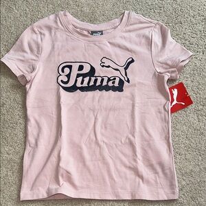Puma Pink Graphic Tee